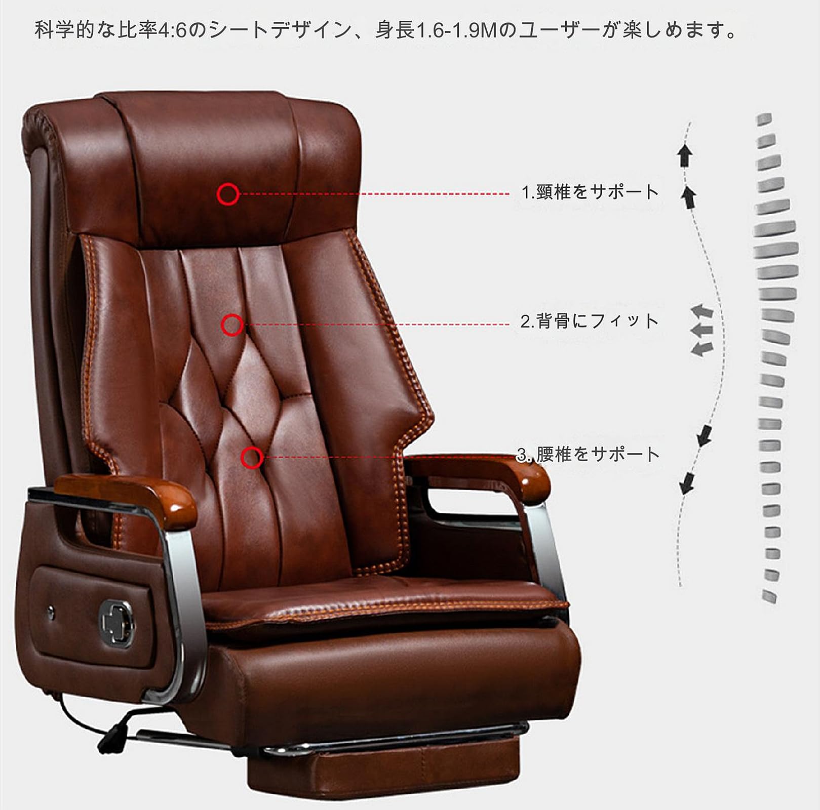 オフィスチェア ワークチェア 社長椅子 デスクチェア 事務椅子 レザーチェア Amazon.co.jp: オフィスチェア ワークチェア 社長椅子 デスクチェア